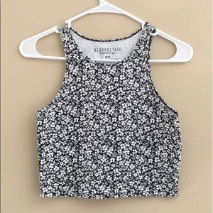 Floral Cropped Tank Top